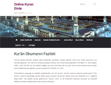 Tablet Screenshot of onlinekurandinle.com